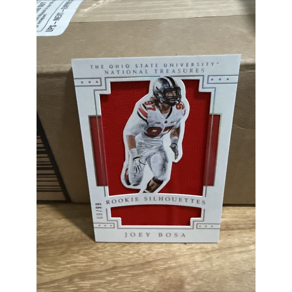 2016 National Treasures Joey Bosa Rookie Silhouettes Player Worn Patch 69/99